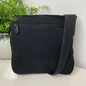 Hobo International Flight Path Front‎ Flap Black Crossbody Bag Travel